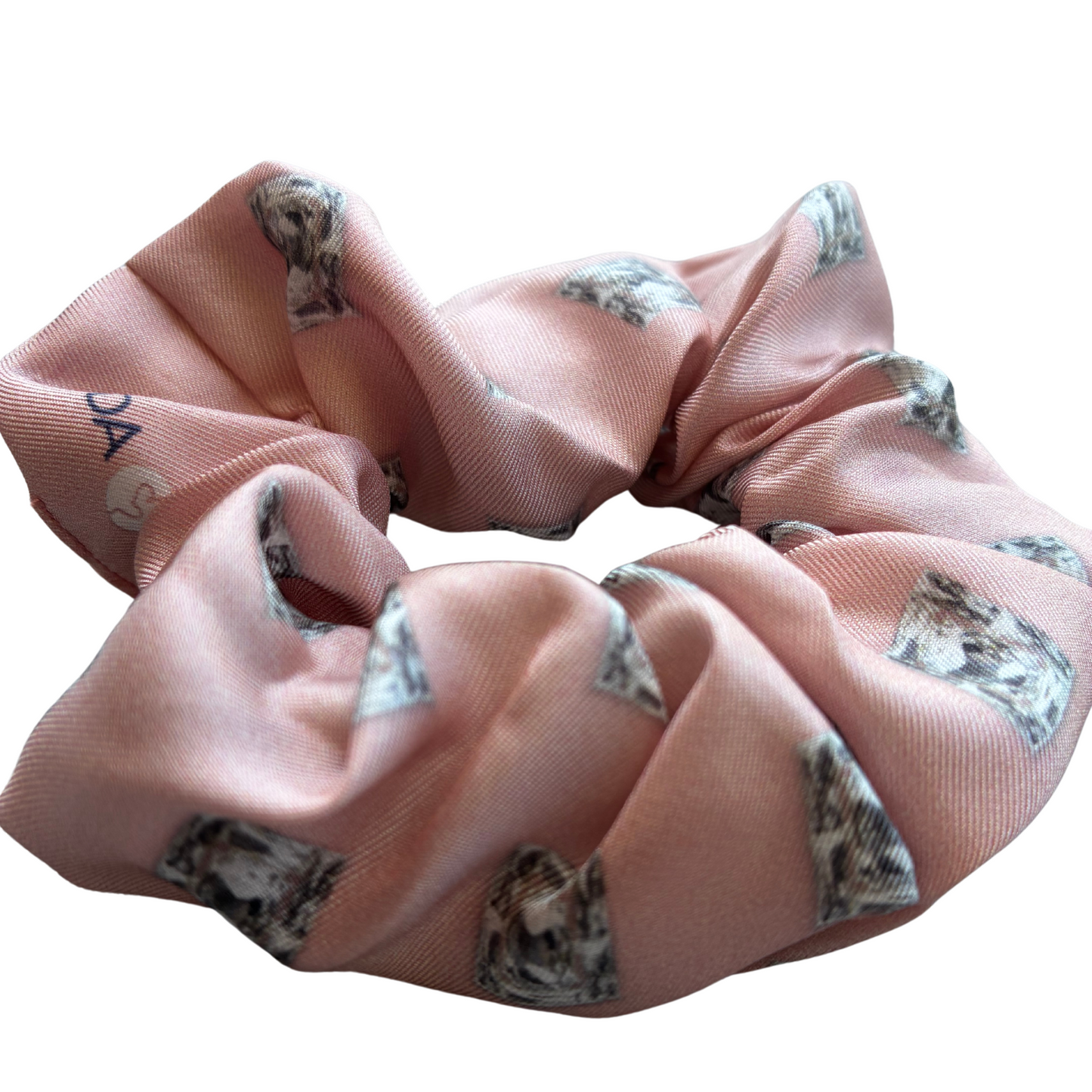 Seiden Scrunchie Rosa