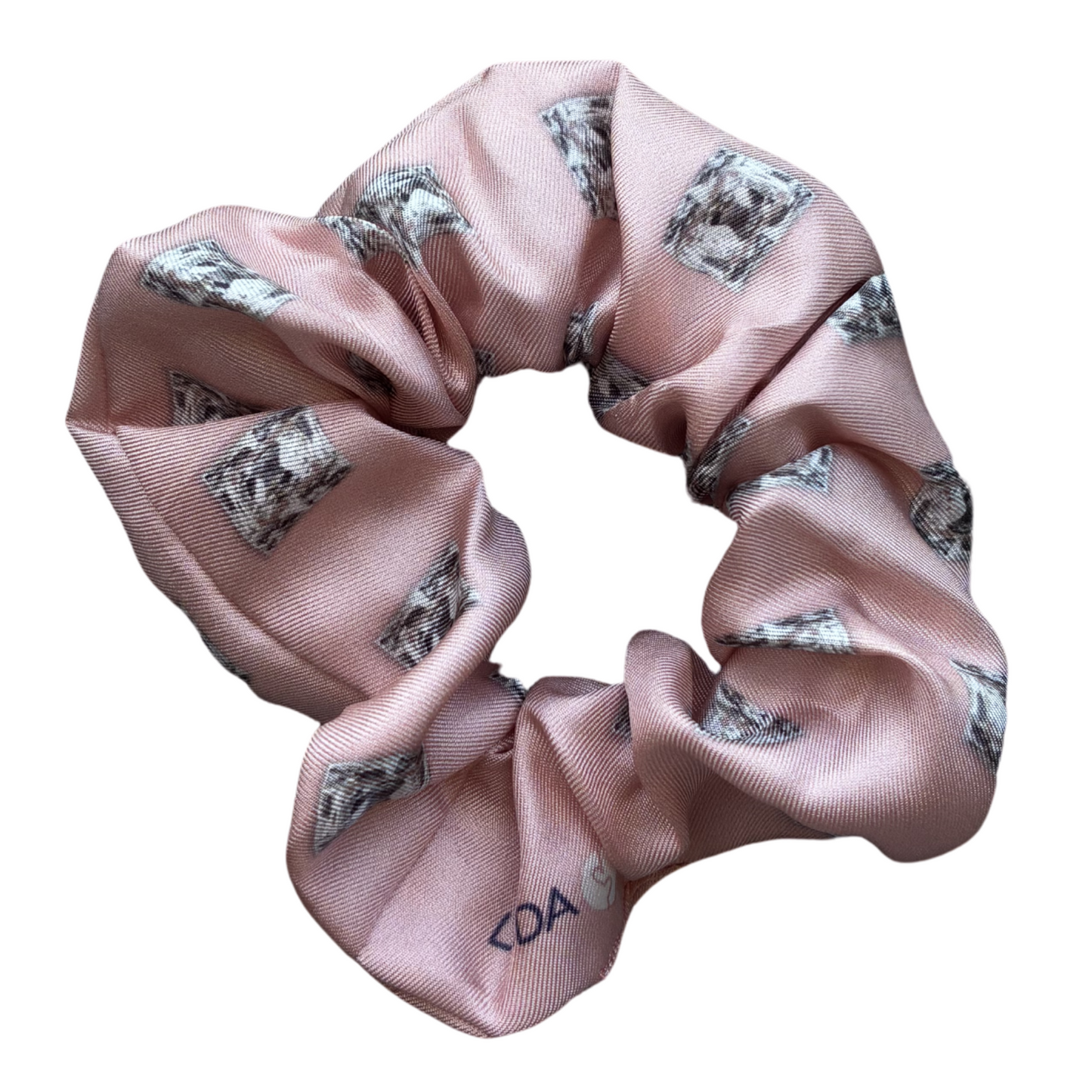 Seiden Scrunchie Rosa