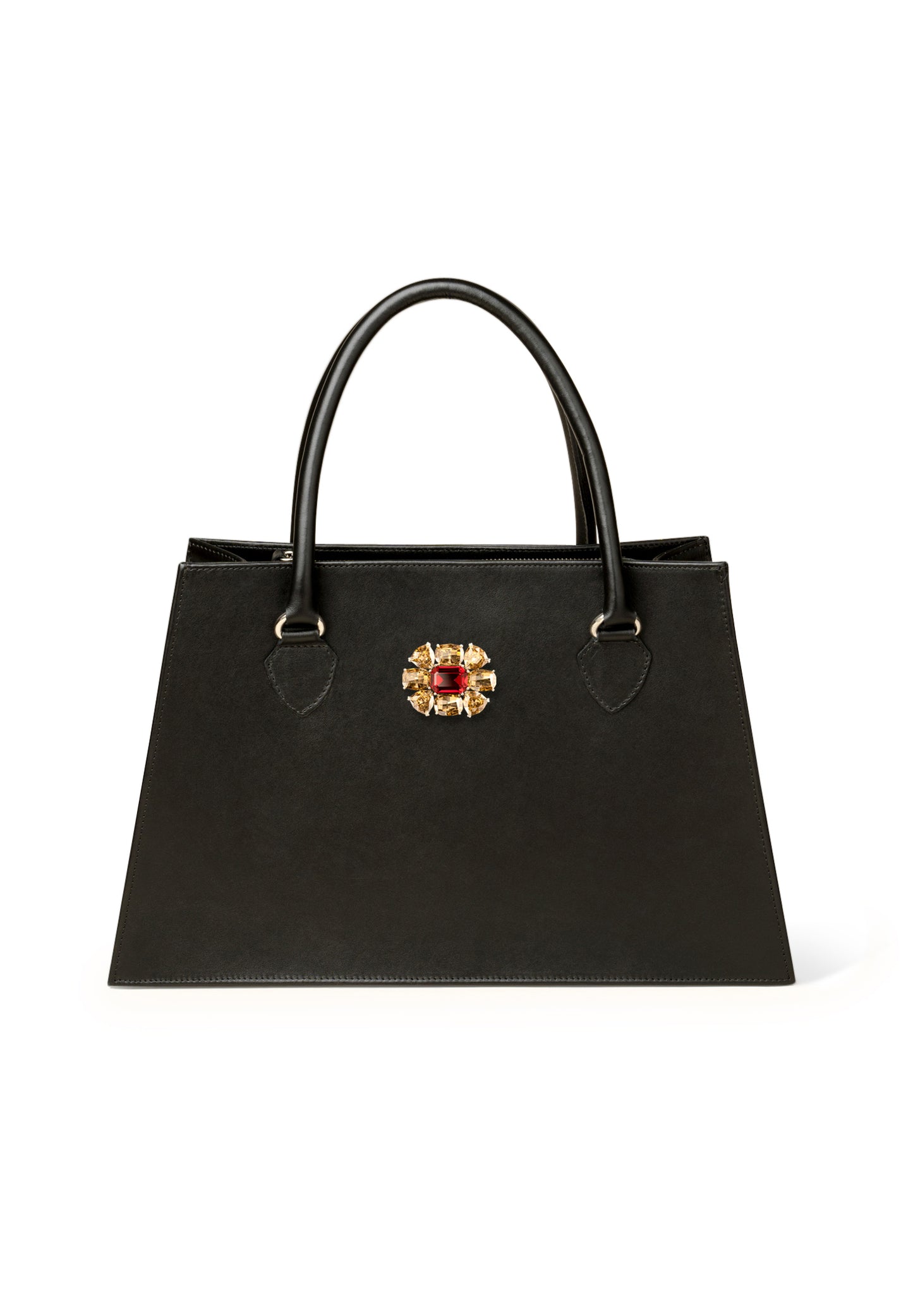 Miranda mit austauschbarer Brosche Scarlett